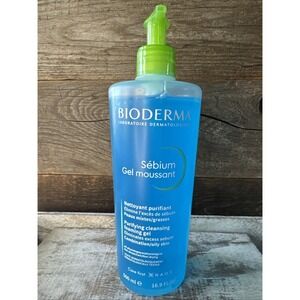 Bioderma Sebium Foaming Gel Cleanser‎ 16.7oz Purifying NEW